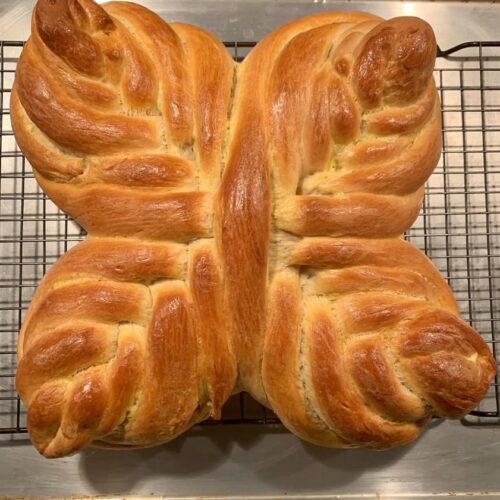 Beautiful Butterfly Braid Bread