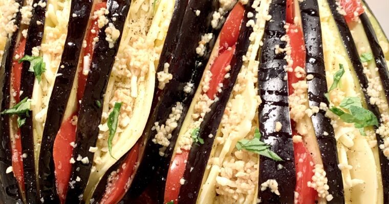 How to make Fan-Shaped Eggplant Parmesan