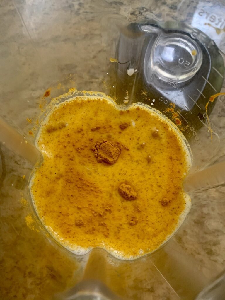 Put all ingredients for Malaysian Roti Jala into a blender