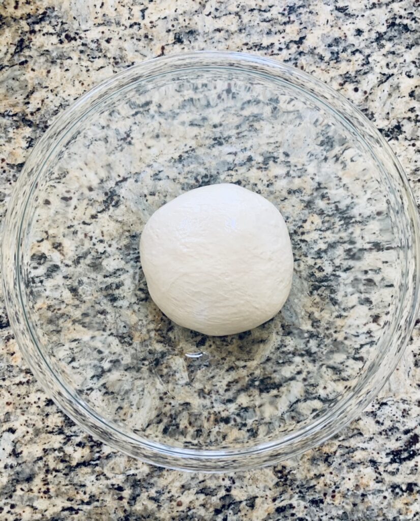 Making Dough for Colorful Garden Focaccia