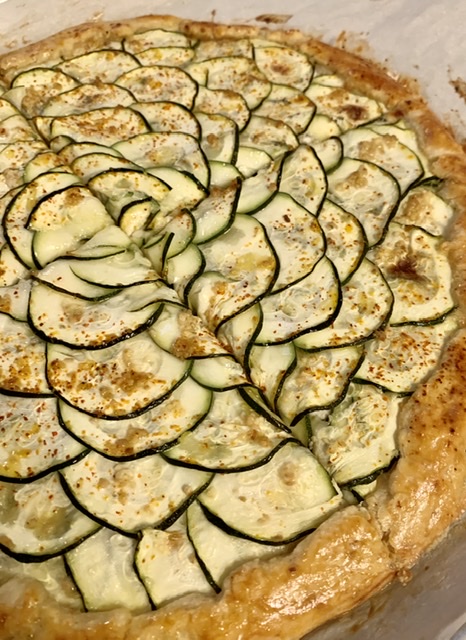 Zucchini and Cheese Galette
