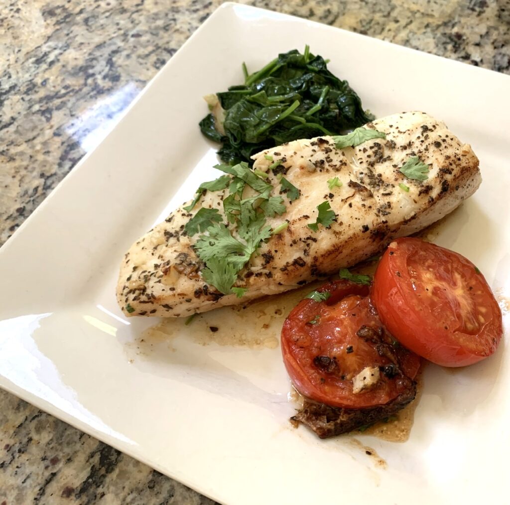 Easy Pan-Seared Halibut