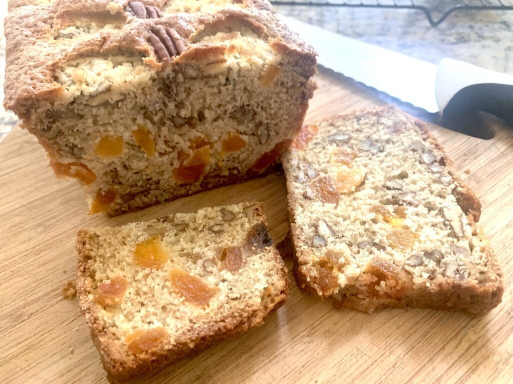 Easy Apricot Bread with Pecans