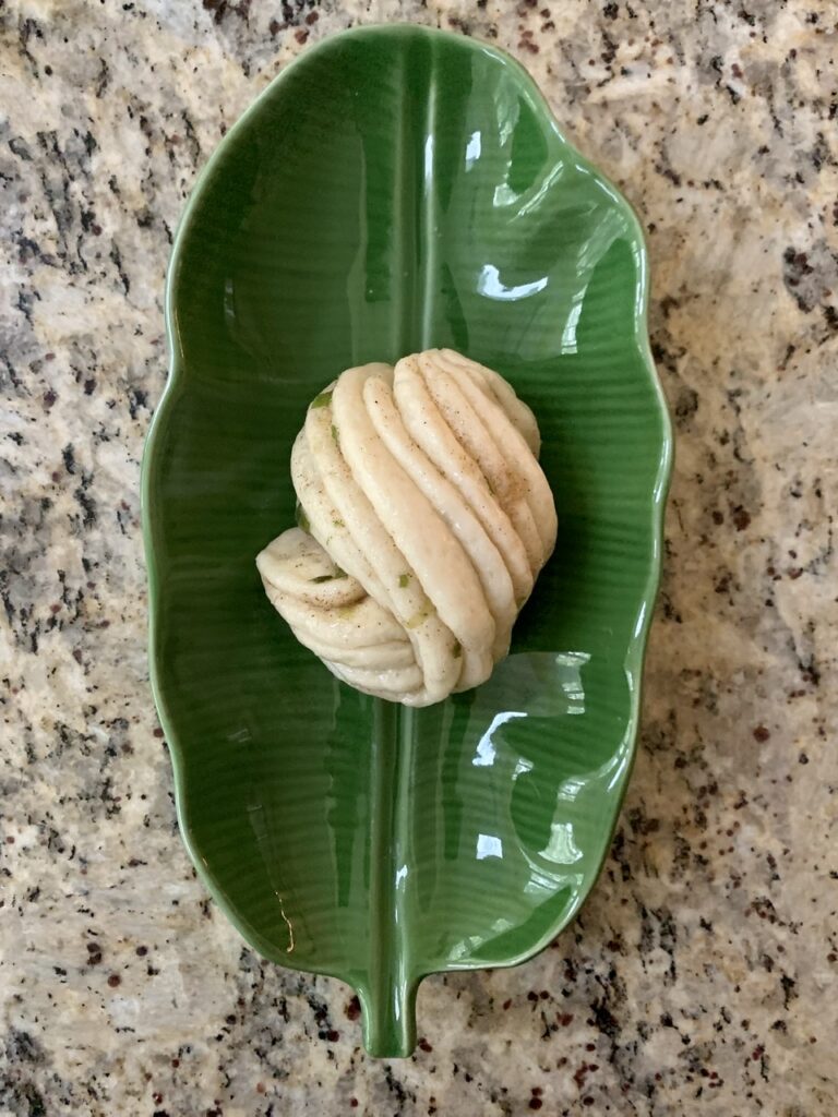 Chinese Twirl Flower Buns