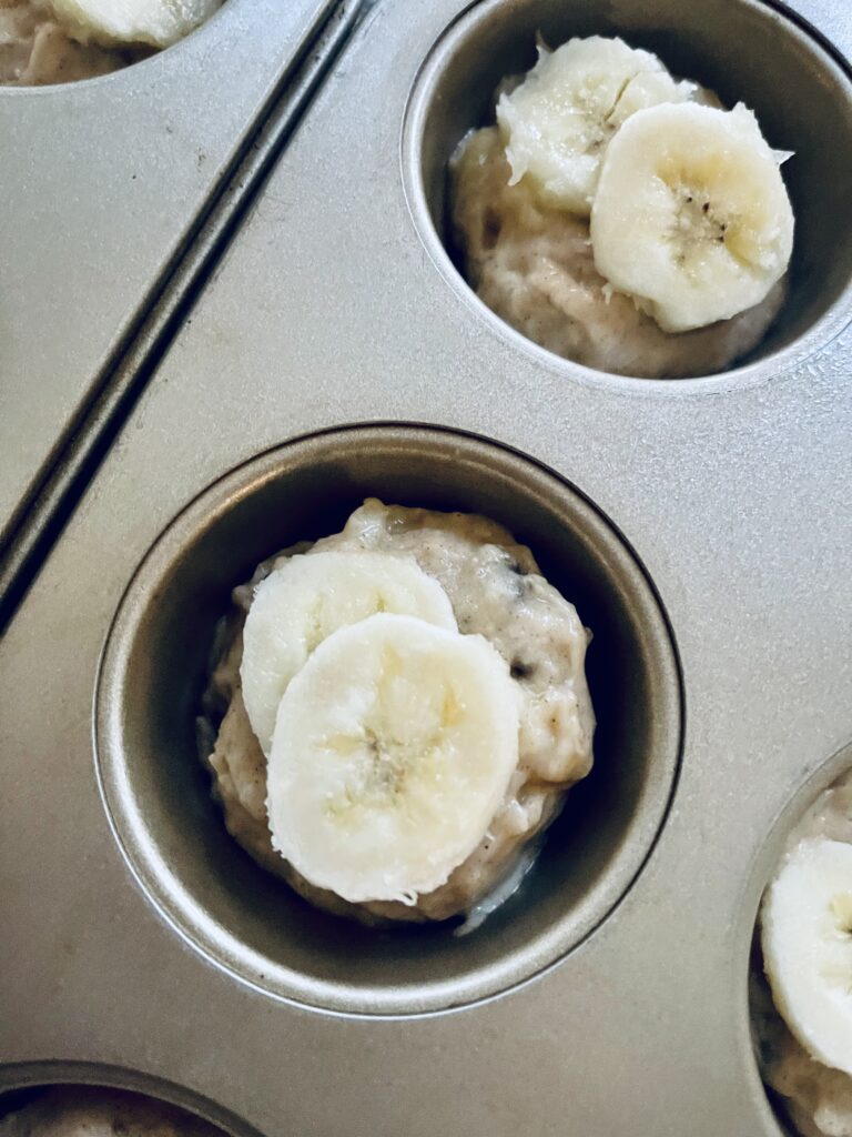 Making Best Ever Banana Bread Muffins
