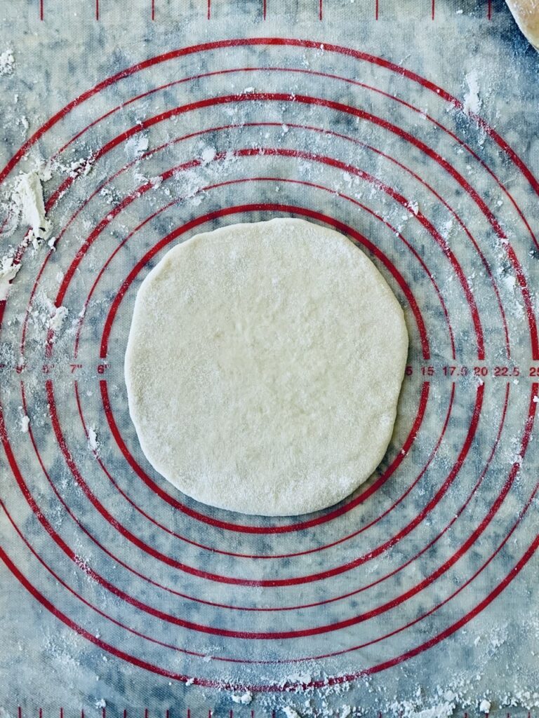 Assembling the Spicy Potato Samosas