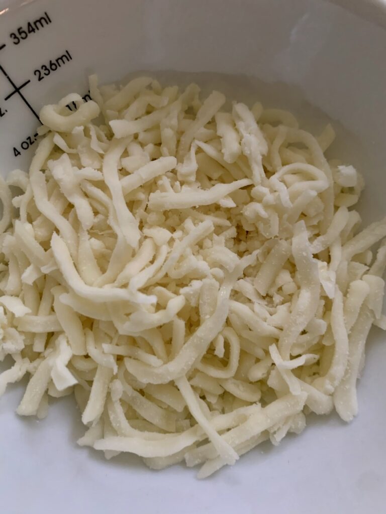 Shredded mozzarella
