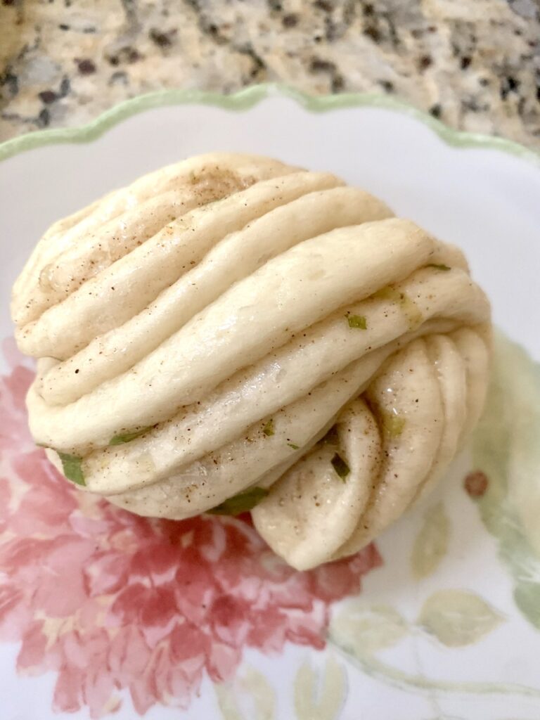 Chinese Twirl Flower Buns