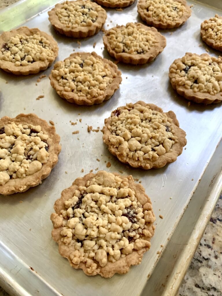 Costco-inspired Raspberries Crumble Cookies