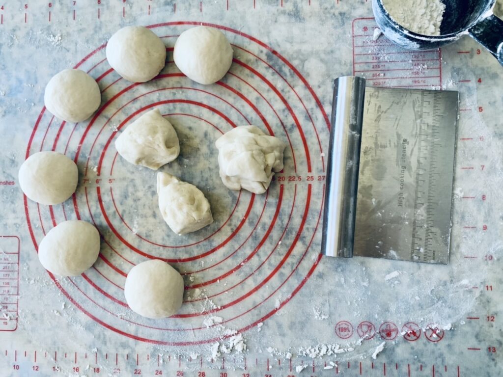 Assembling the Spicy Potato Samosas