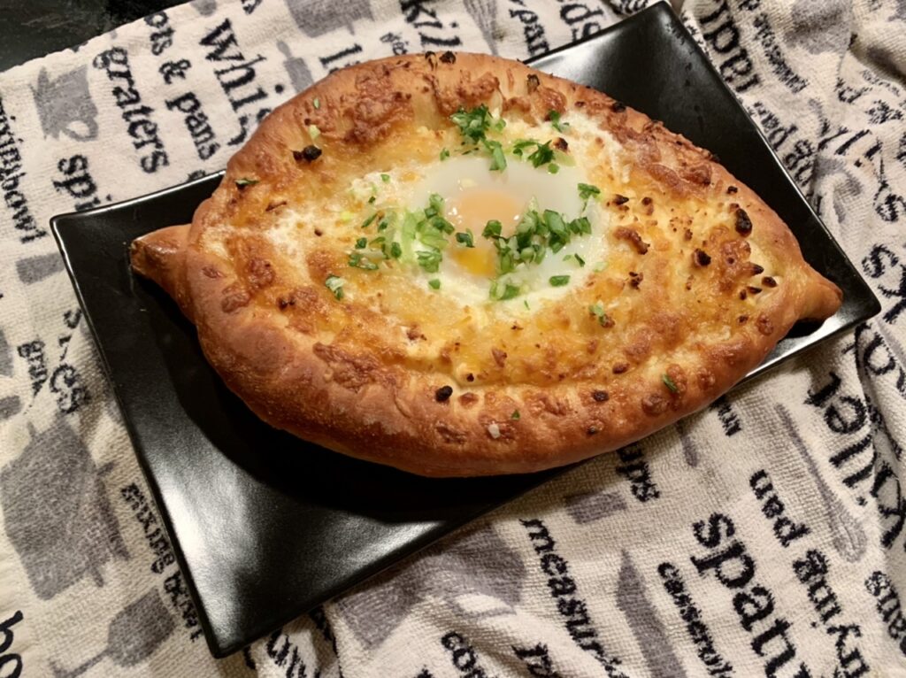 Adjaruli Khachapuri (Georgian Cheese Bread)