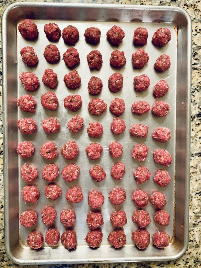 Meatballs for Easy Italian Wedding Soup