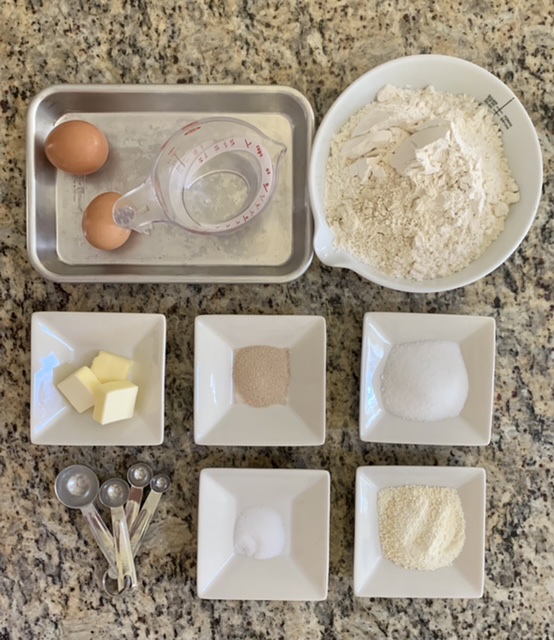 Ingredients for Pastry Dough Delectable Apple Danish