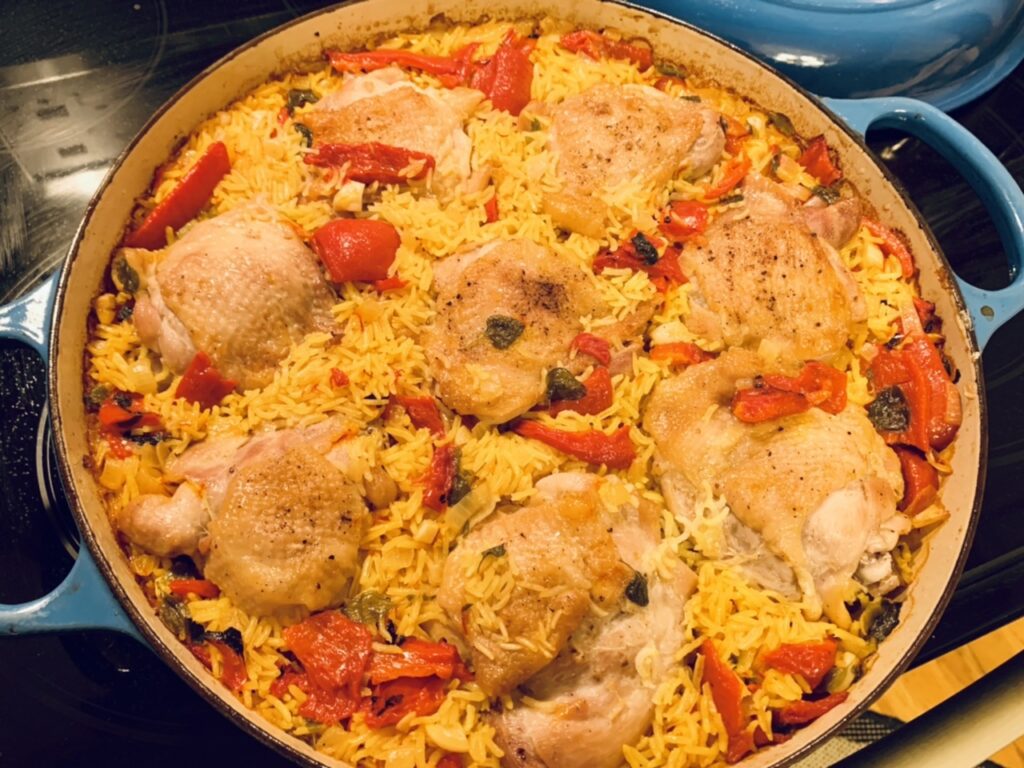Almost ready - Luxurious Chicken Saffron Rice