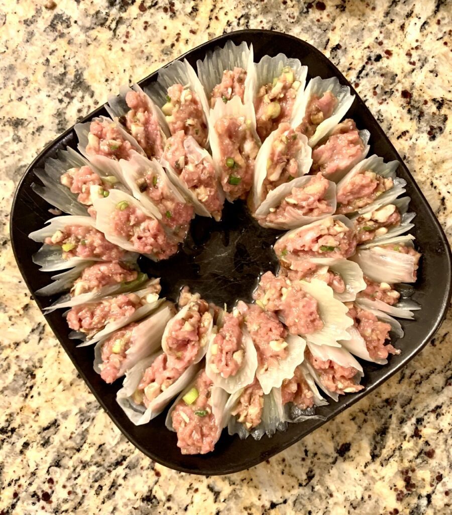 Pretty Stuffed Cabbage Leaves