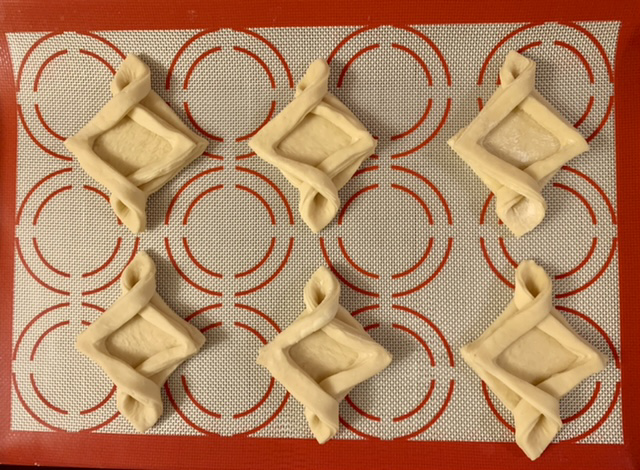 Shaping Delectable Apple Danish