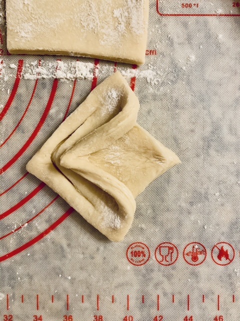 Shaping Delectable Apple Danish