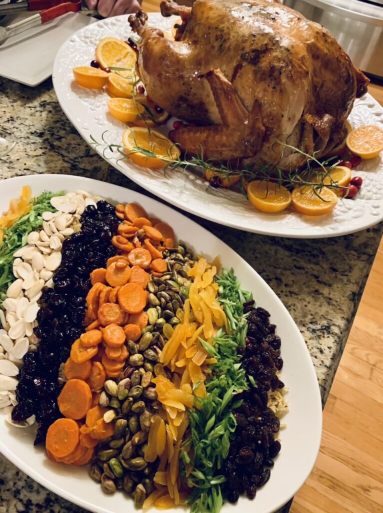 Festive Buttery Bejeweled Rice