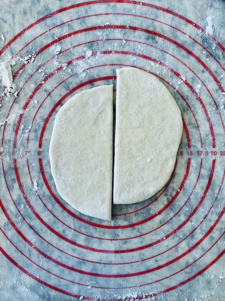 Assembling the Spicy Potato Samosas