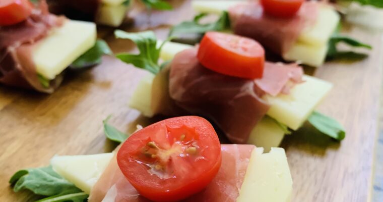 Quick Prosciutto Manchego Apple Stacks: Results of a Forage in the Fridge