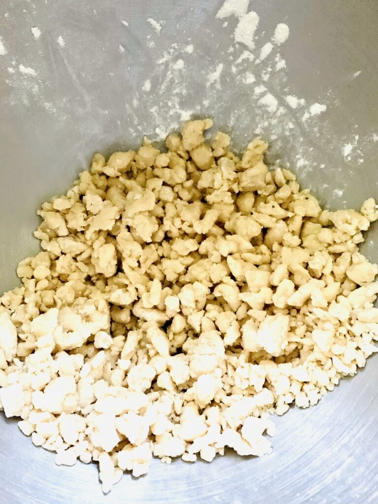 Dough for Costco-inspired Raspberries Crumble Cookies