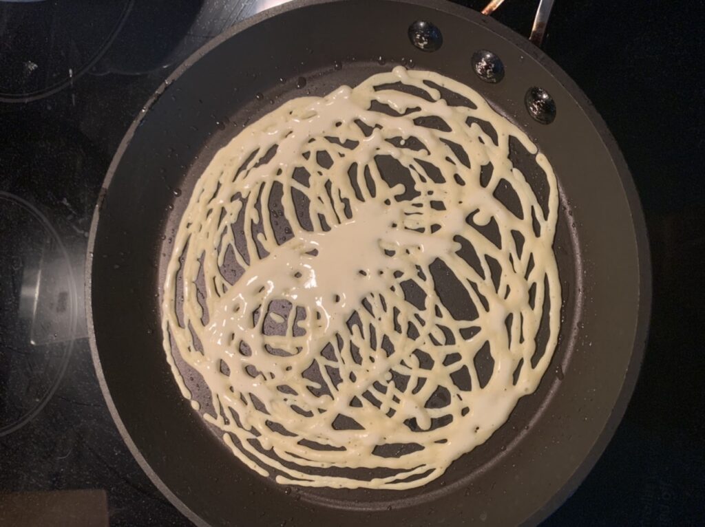 Malaysian Roti Jala (Lacy Net Crepe)