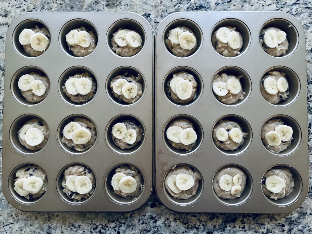 Making Best Ever Banana Bread Muffins