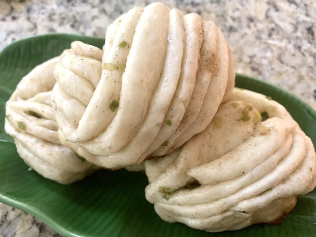 Chinese Twirl Flower Buns