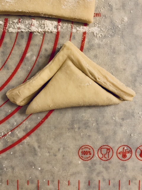 Shaping Delectable Apple Danish