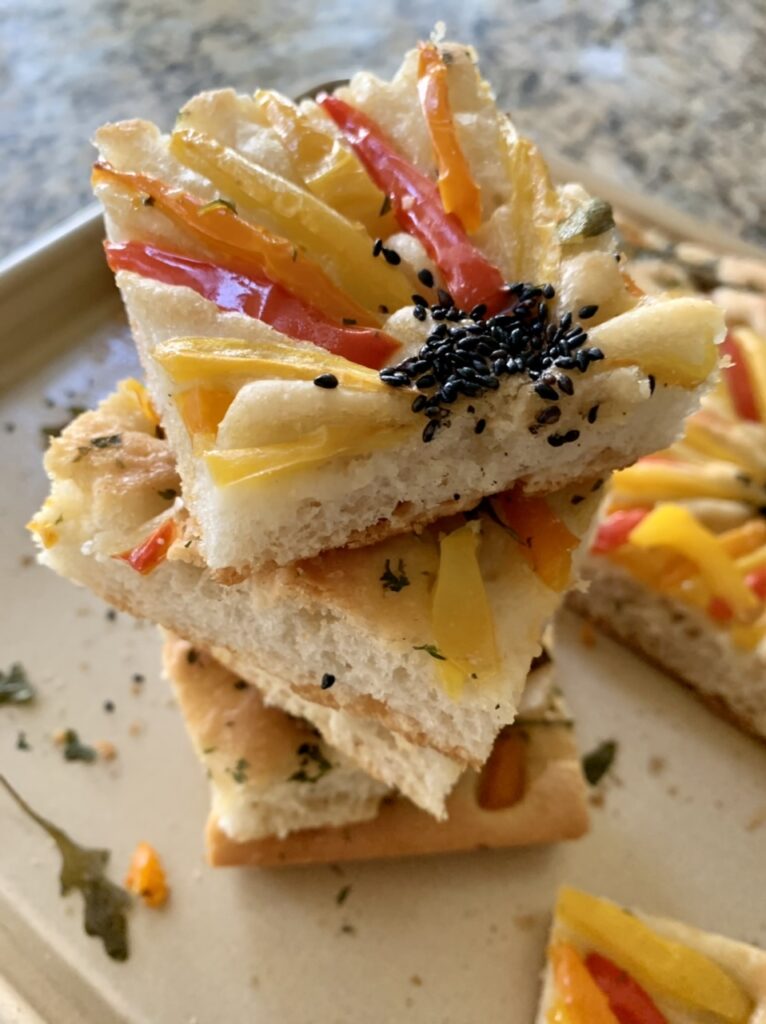 Colorful Garden Focaccia