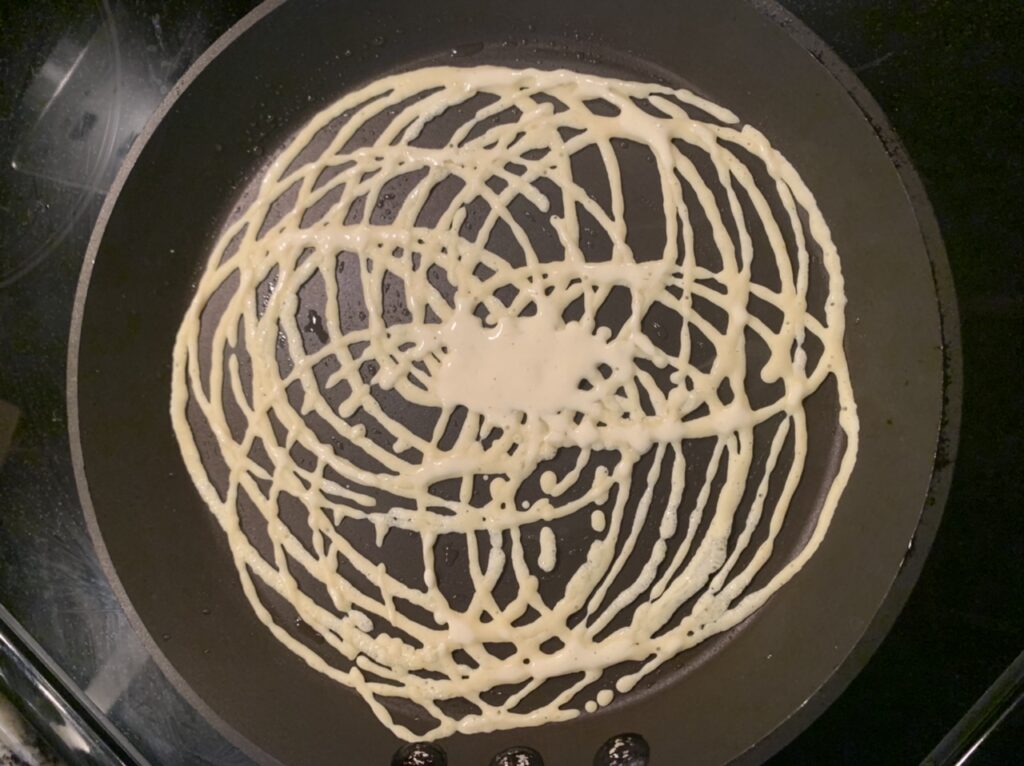 Malaysian Roti Jala (Lacy Net Crepe)