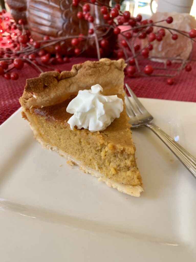 Easy Bourbon Pumpkin Pie
