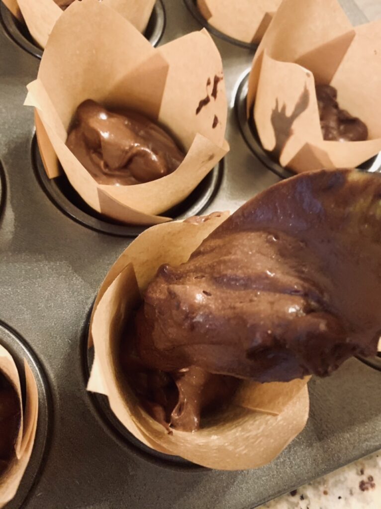 Evenly distribute batter