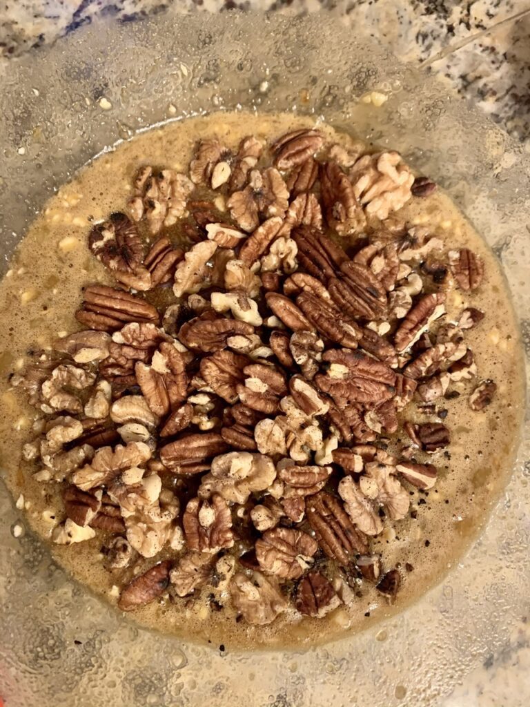 Filling for Easy Pecan Walnut Pie
