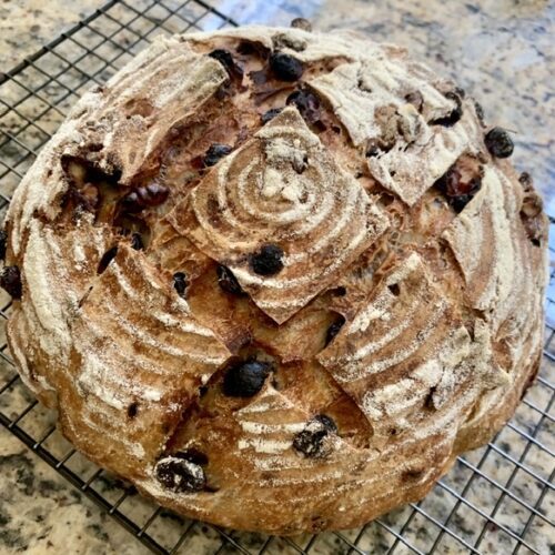 Fruits and Nuts Artisan Bread