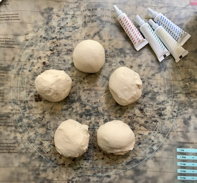 Divide dough into 5 pieces