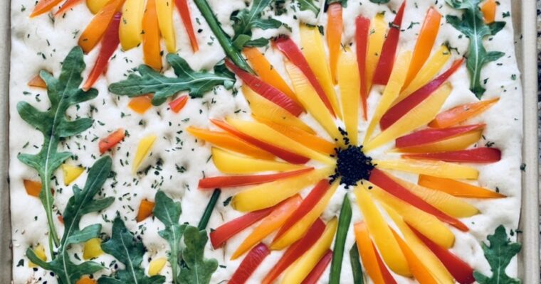 Let’s Make Colorful Garden Focaccia!