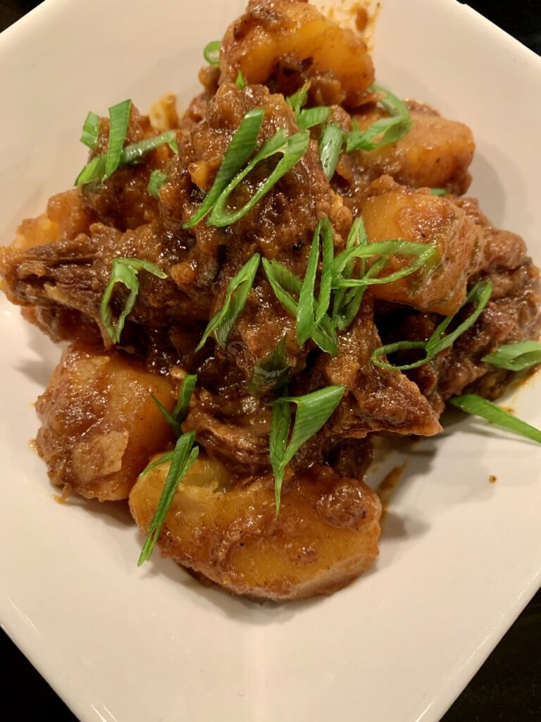 Lamb Curry with Apples and Potatoes