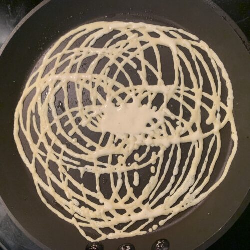 Malaysian Roti Jala (Lacy Net Crepe)