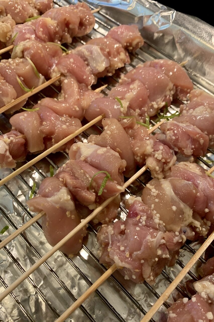 Grilled Asian Chicken Satay