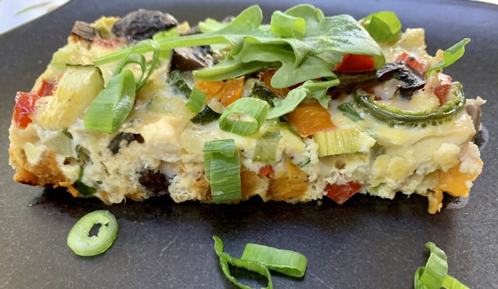 Garnish with Arugula